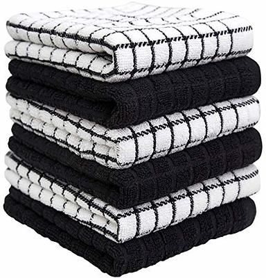 Kitchen Towels 16x 28 | Dish Towels | Kitchen Hand Towels | Highly  Absorbent Tea Towel, Soft with Hanging Loop | Natural Ring Spun Cotton, 380  GSM 