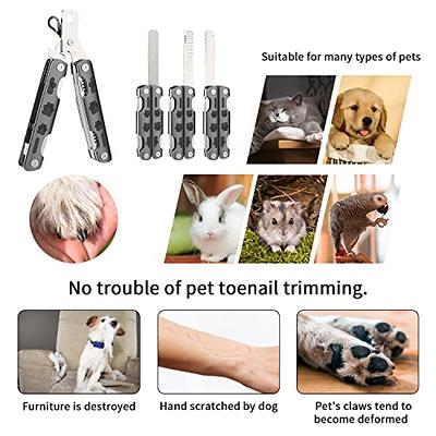 Cat Dog Nail Clippers, Pet Trimmer with Quick Sensor - LED Lights, Safety  Guard to Avoid Overfitting - Walmart.com