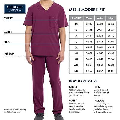 Cherokee Men's Plus Size Mid Rise Pull-on Jogger Scrubs Pant, Red - Yahoo  Shopping