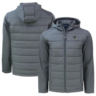 Men's Cutter & Buck Gray Louisville Cardinals Adapt Eco Knit Hybrid Recycled Full-Zip Jacket Size: Small