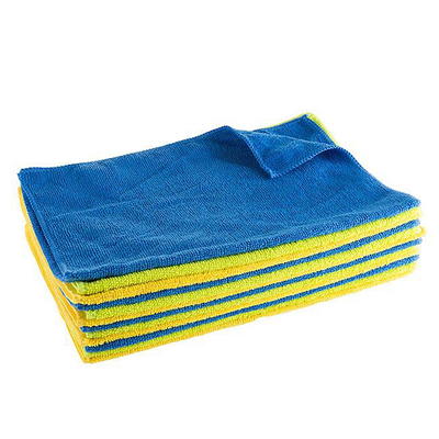 MW Pro Multi-Surface Microfiber Towel – 12 Pack | Premium Cleaning Cloth |  Clean, Buff, Dust, Polish, Absorb | Large 16x16 (Blue)