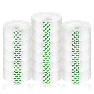 Clear Glossy Finish Transparent Tape Refills, 3 Pack