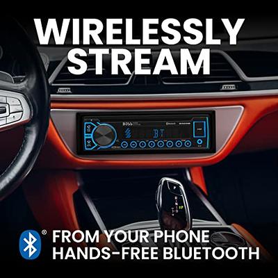 BOSS Audio Systems 625UAB Car Stereo – Single Din, Bluetooth, No CD DVD  Player, AM/FM Radio Receiver, Wireless Remote Control, Aux Input, USB