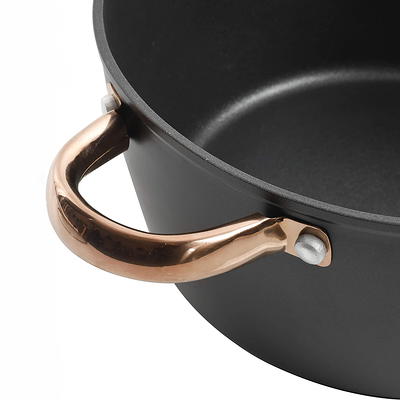 Mainstays 10-Piece Nonstick Cookware Set, Matte Black Stainless Steel  Handles