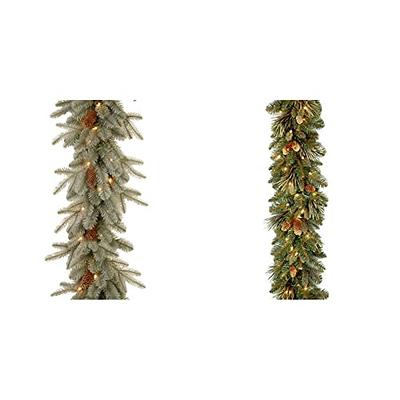 National Tree Company Pre-lit Artificial Christmas Garland, Green