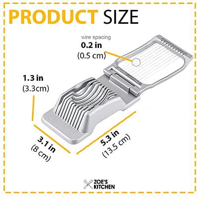 EGG Slicer for Hard Boiled Eggs Heavy Duty Aluminum Body and Stainless  Steel Wire, Egg Slicer Use for Soft Vegetables 