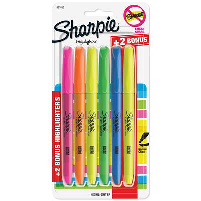 Sharpie Permanent Markers, Chisel Tip, Assorted Metallic, 6/Pack (2089634)