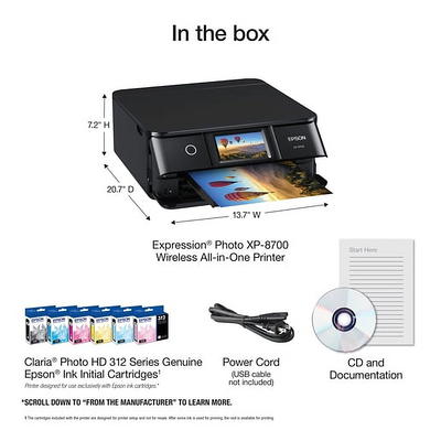 Epson Expression Premium XP-610 photo inkjet printer ALL-IN-ONE unit