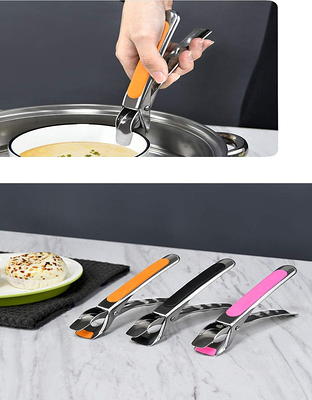 Plastic Kitchen Tongs Reusable Serving Tongs Non-Slip Bread Clip