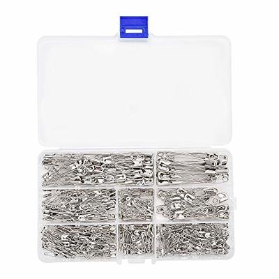 MECCANIXITY Safety Pins 1.5 Inch Large Metal Sewing Pins for Blankets  Skirts Crafts Brooch Making Silver Tone 20Pcs