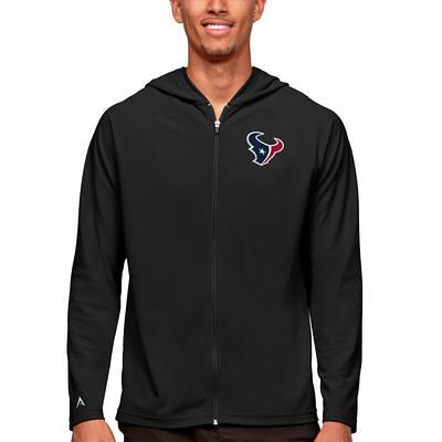 Men's Antigua Black Philadelphia Eagles Logo Legacy Full-Zip