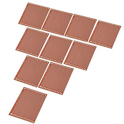 uxcell 100x150mm Single Sided Universal Printed Circuit Board for DIY  Soldering 5pcs