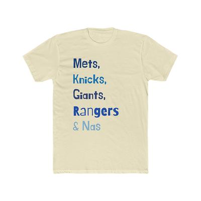 New York's Finest Home Team Shirt - Mets, Knicks, Giants, Rangers & Nas -  Yahoo Shopping