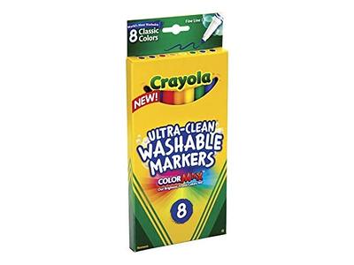 Crayola Ultra-Clean Washable Crayons, Regular Size (144 Count)