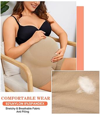 Maternity Shapewear Under Dress Support Panty Pregnancy Thigh Shaper Soft  and Seamless Underwear Pregnancy Shorts