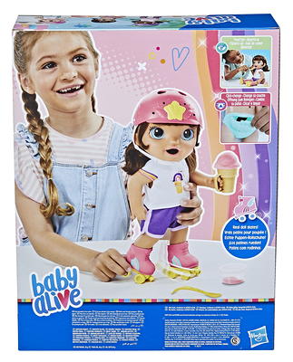 Baby Alive Roller Skate Baby Doll with Brown Hair, 12 Inch Doll, Only at  Walmart - Yahoo Shopping
