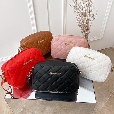 Quilted Shoulder Bag With Coin Purse, Women's Small Crossbody Bag, Pu  Leather Square Bag - Temu