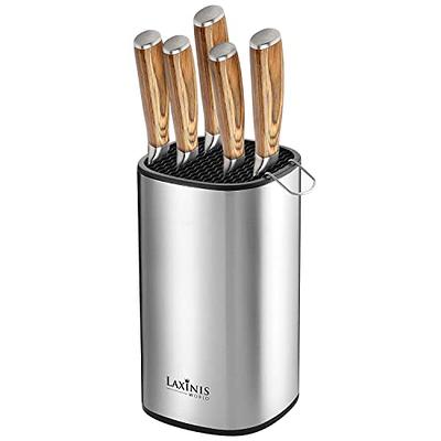 Universal Knife Block | Stainless Steel Knife Block | Kitchen Knife Holder | Aluminum Cutlery Holder | Knife Storage | Seido Knives