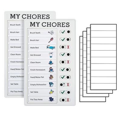 Grevosea 2 Stück Memo Checklist Boards, Chore Chart für Kinder