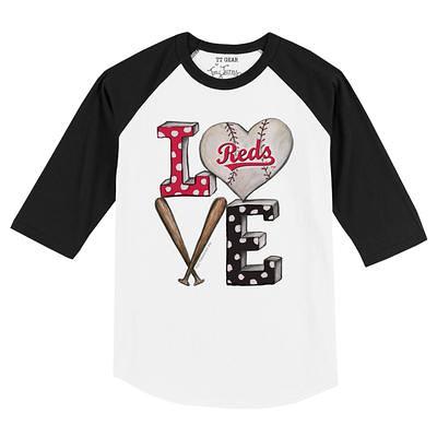 Toronto Blue Jays Tiny Turnip Youth Peace Love Baseball T-Shirt - White