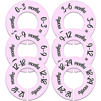 CORALMEE Wooden Baby Closet Dividers 8Pcs Mauve Tones Closet Dividers for Baby  Clothes Organizer Double-Sided Organizer for Newborn to 24 Months Colorful  Nursery Decor for Closet Size Hangers - Yahoo Shopping