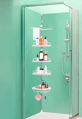  Otufan 2PCS Shower Caddy Pole Organizer No-drill Riser