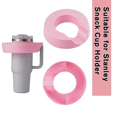 GB Stanley Cup 40 oz Tumbler Chapstick Keychain Holder - 2 in-1 Holder Fits  for Stanley 40 oz Tumbler Cup (Pink) (Stanley Cup Not Included)