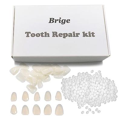 Tooth Repair Granules,Teeth Repair Kit, Moldable False Teeth, Thermal  Fitting Beads for Filling Fix The Missing and Broken Tooth Adhesive (20ml)