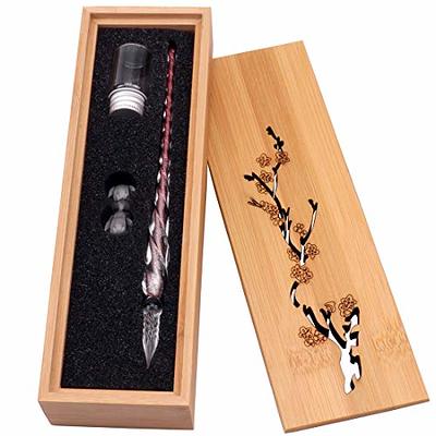 Leadigol 6PCS Vintage Glass Dipping Pen, Handmade Glass Dip Pen, High  Borosilicate Crystal Dip Pen Glass Signature Pen, Signature Calligraphy  Fountain Pen - Yahoo Shopping