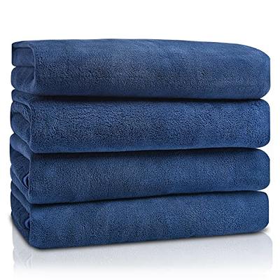 GraceAier Ultra Soft Bath Towels 4 Pack (28 x 56) - Quick Drying - -  Microfiber Coral Velvet Highly Absorbent Towel for Bath Fitness, Bathroom,  Sports, Yoga, Travel - Yahoo Shopping