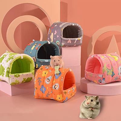 Tierecare Guinea Pig Hideout Hamster Bed Rabbit House Cave Accessories Cozy  Hide-Out for Bunny Hedgehog Ferret Chinchilla&Other Small Animals (Green)