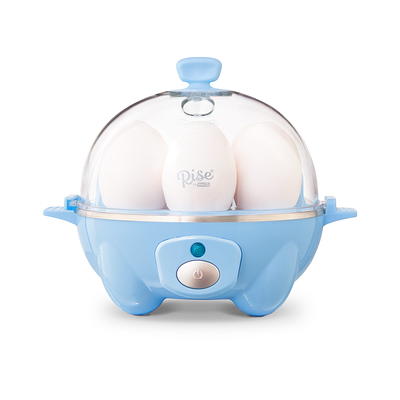 Egg Cooker, 14 Egg Capacity Electric Egg Cooker Perfect Hard Boiled Egg  Maker with Timer for Hard Boiled Eggs, Steaming Shelf for Bread and  Vegetables (BLUE) - Yahoo Shopping