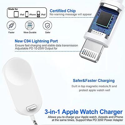 Mini Apple Watch Charging Cable (USB-C)