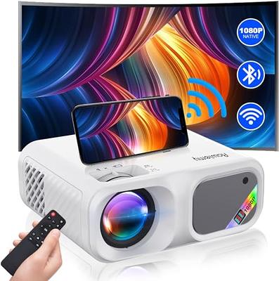 Projector with WiFi and Bluetooth, CoolEeve Native 1080P 12000L