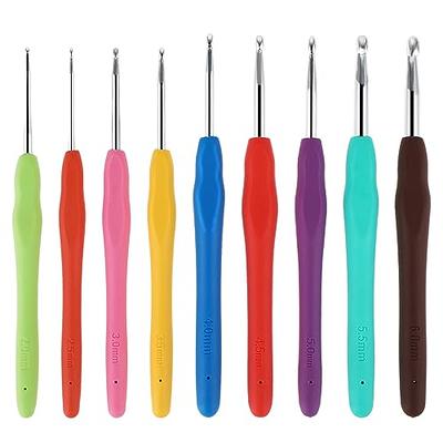 100pcs Crochet Hooks Set in Case Ergonomic Soft Grip Handles Weave Yarn  Knitting Needles Kit and Crochet Needle Accessories Crochet Kit Complete Crochet  Set for Beginners and Experiecced Crochet Lover - Yahoo