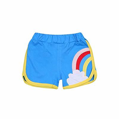 Toddler Baby Elastic Waist Shorts Kids Boys Girls Summer Casual