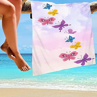 6 Packs Cotton Turkish Beach Towels Quick Dry Sand Free Soft Absorbent  Extra Large Xl Big Blanket Adult Oversized Bath Pool Swim Towel Set Bulk
