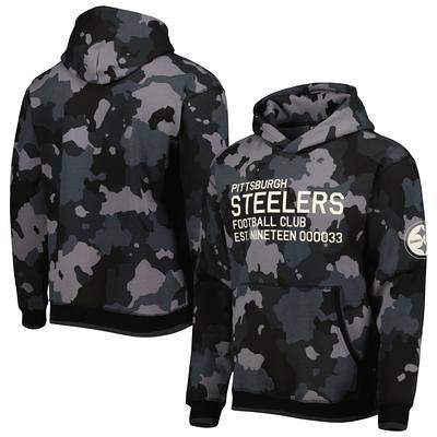 Pittsburgh Steelers Nike Rewind Club Pullover Hoodie - Black