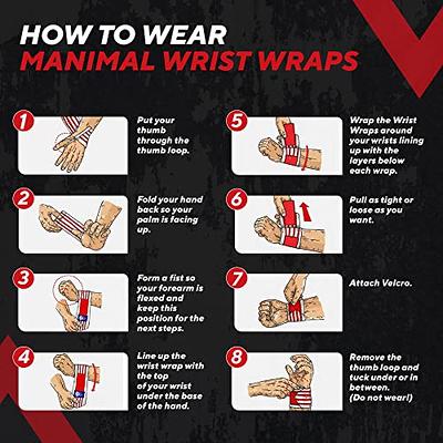 Wrist Wraps - 18 Professional Grade With Thumb Loops - Wrist Support -  Everyday Crosstrain