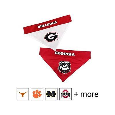 Pets First Collegiate Georgia Bulldogs Reversible Bandana - Home