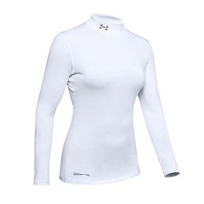 womens the coldgear mock Under Armour 1619-1215968-100-WHITE-XL