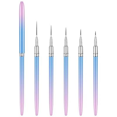 12 Color Metal Giltter 3D Nail Art Pens Set, Kalolary Nail Point