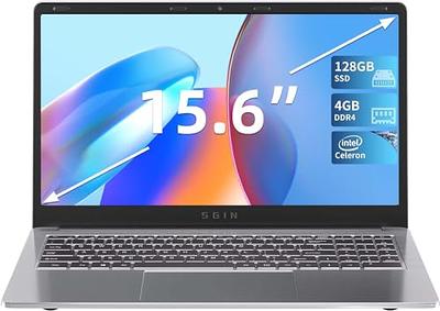 SGIN Laptop 15.6 Inch, 512GB SSD 12GB DDR4, Intel Celeron N5095(4M Cache,  up to 2.9 GHz), Windows 11 Laptops Computer with USB Type-C, IPS FHD 1080P