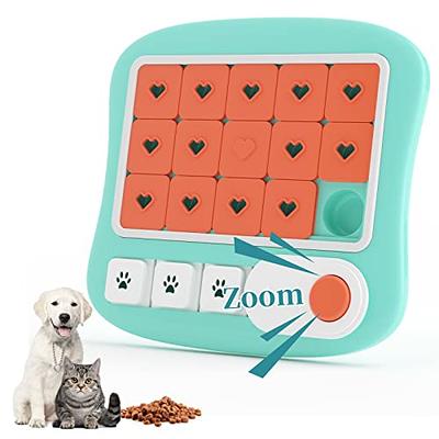 Dog Smart Interactive Treat Puzzle Dog Toy, Orange