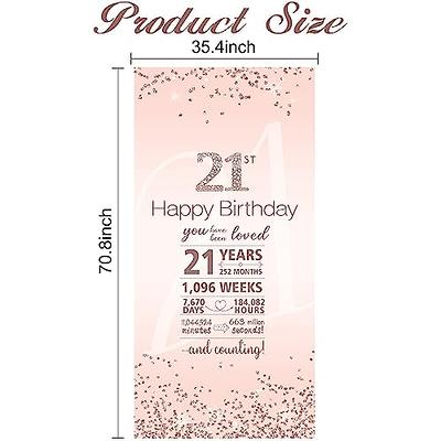 happy 21st birthday banner