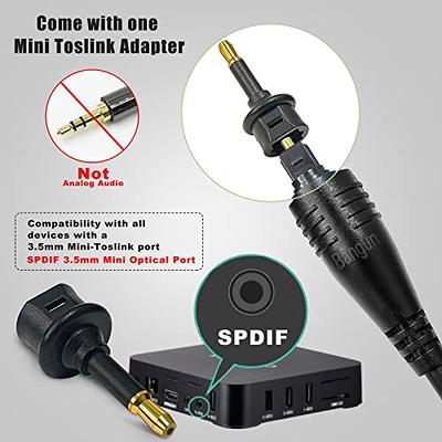 12ft SLIM Toslink Digital Optical Audio Cable (SPDI/F)