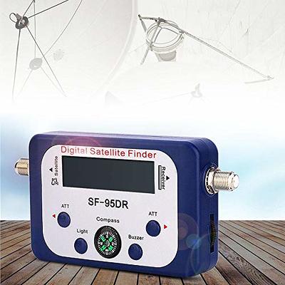 Digital Satellite Finder, LCD Screen Satellite Detection Satellite  Measuring Device Signal Strength Dish Sat Compass with Built in Signal  Alarm Buzzer - Yahoo Shopping