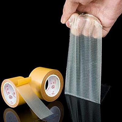 Strong Adhesive Double-Sided Gauze Fiber Mesh Tape, High Adhesive Strength  Mesh Double-Sided Duct Tape, Waterproof Strong Double-Sided Tape, Double  Sided Tape Heavy Duty (2, 2 in*66 ft) - Yahoo Shopping