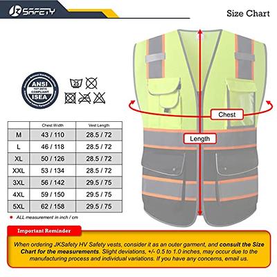 SHORFUNE High Visibility Softshell Waterproof Safety Jacket for Men, Class  3 Reflective Work Jackets with Pockets, Detachable Hood and Sleeves &Black  Bottom, M, Yellow 