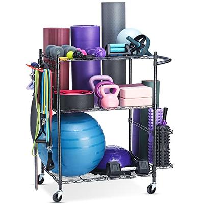 Yoga Mat Storage Rack, Home Gym Workout Equipment Storage Rack